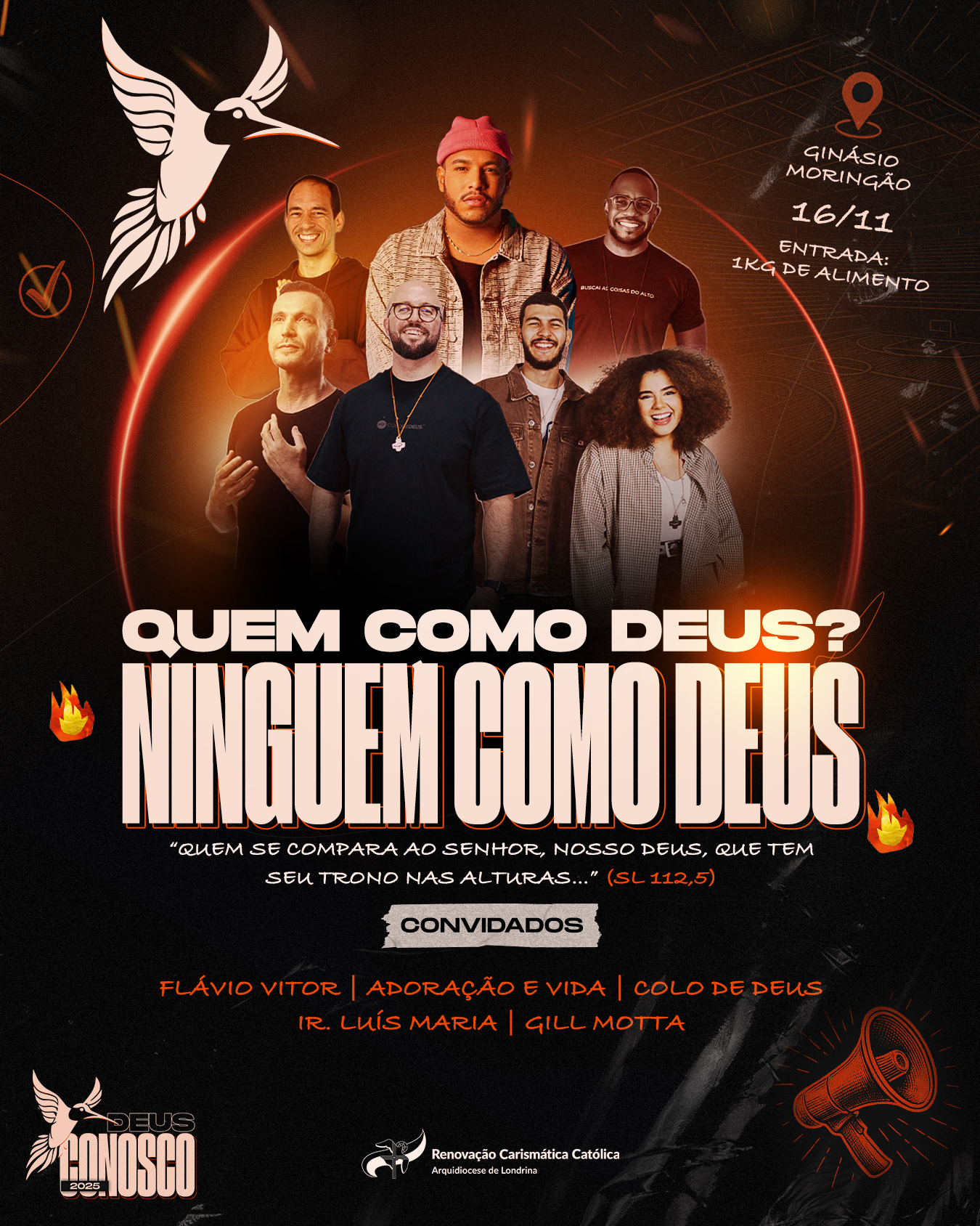 Arte oficial da edição anterior do Deus Conosco